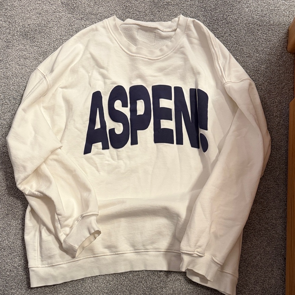 Daily Drills Navy and White Aspen Sweatshirt